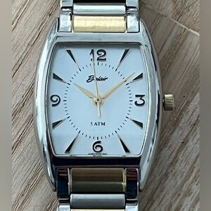Belair Rare Luxury Ladies Watch Pearl Dial Two-Tone Bracelet Gold-Tone Markers